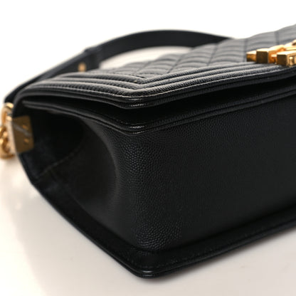Chanel Caviar Quilted Medium Boy Flap Black 8 of 10