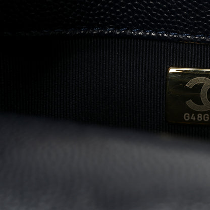 Chanel Caviar Quilted Small CC You Flap Navy 8 of 12