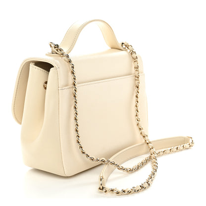 Chanel Caviar Quilted Small Business Affinity Flap White 3 of 12