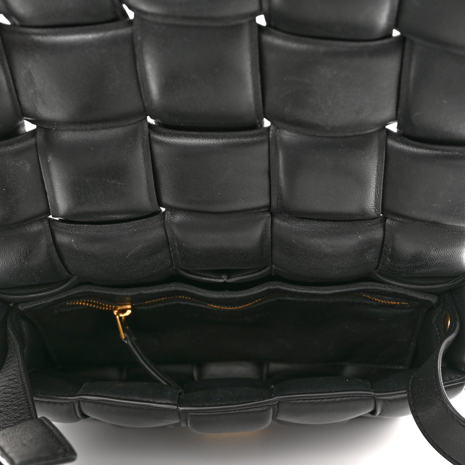 Bottega Veneta Nappa Maxi Intreccio Padded Cassette Crossbody Bag Black 5 of 9