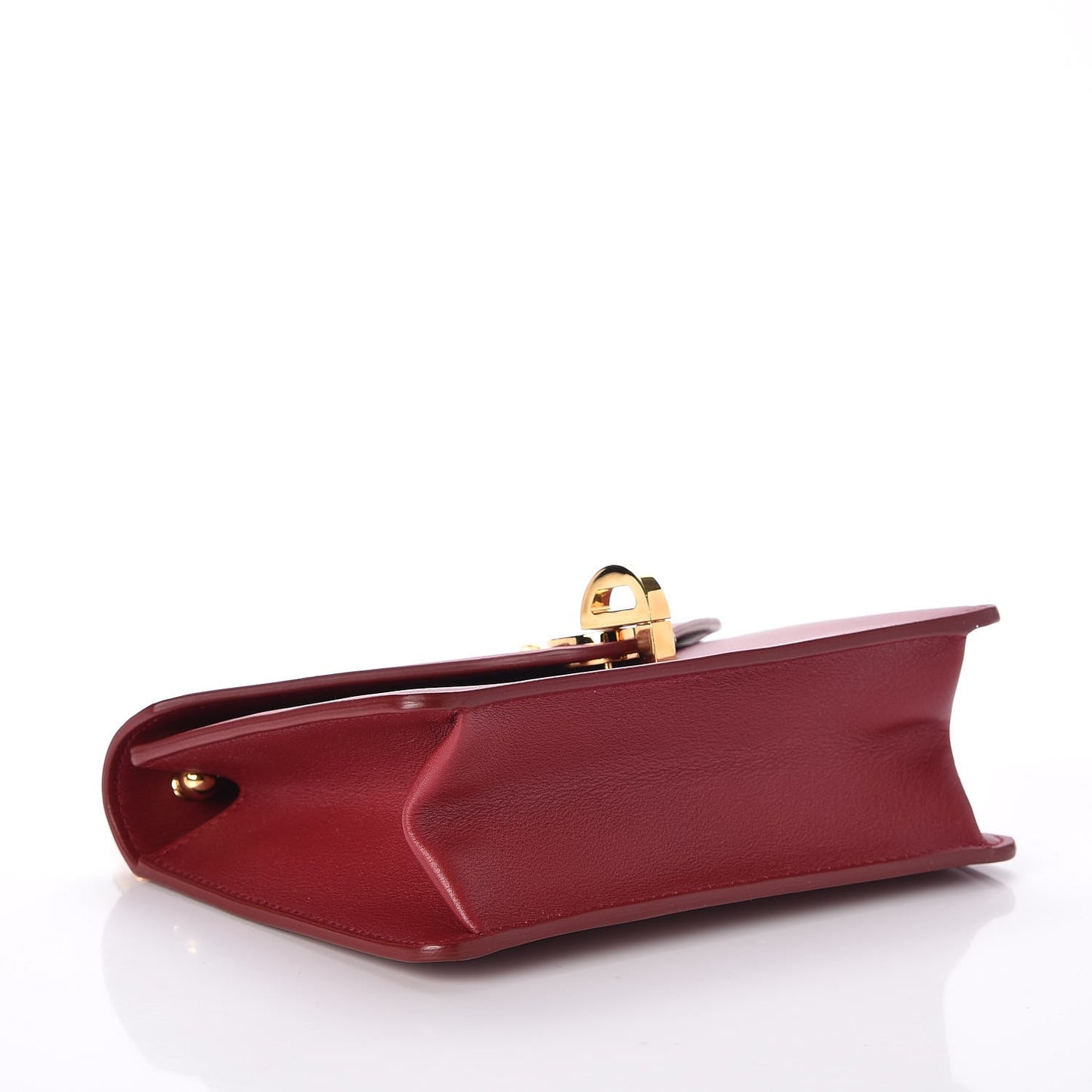 Smooth Calfskin Mini C'est Flap Bag Red