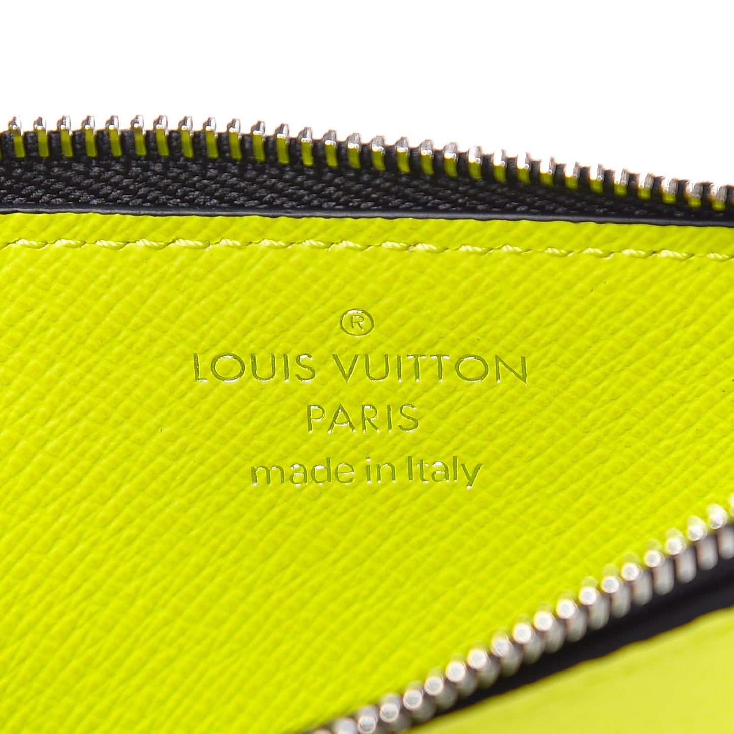Monogram Taiga Coin Card Holder Yellow