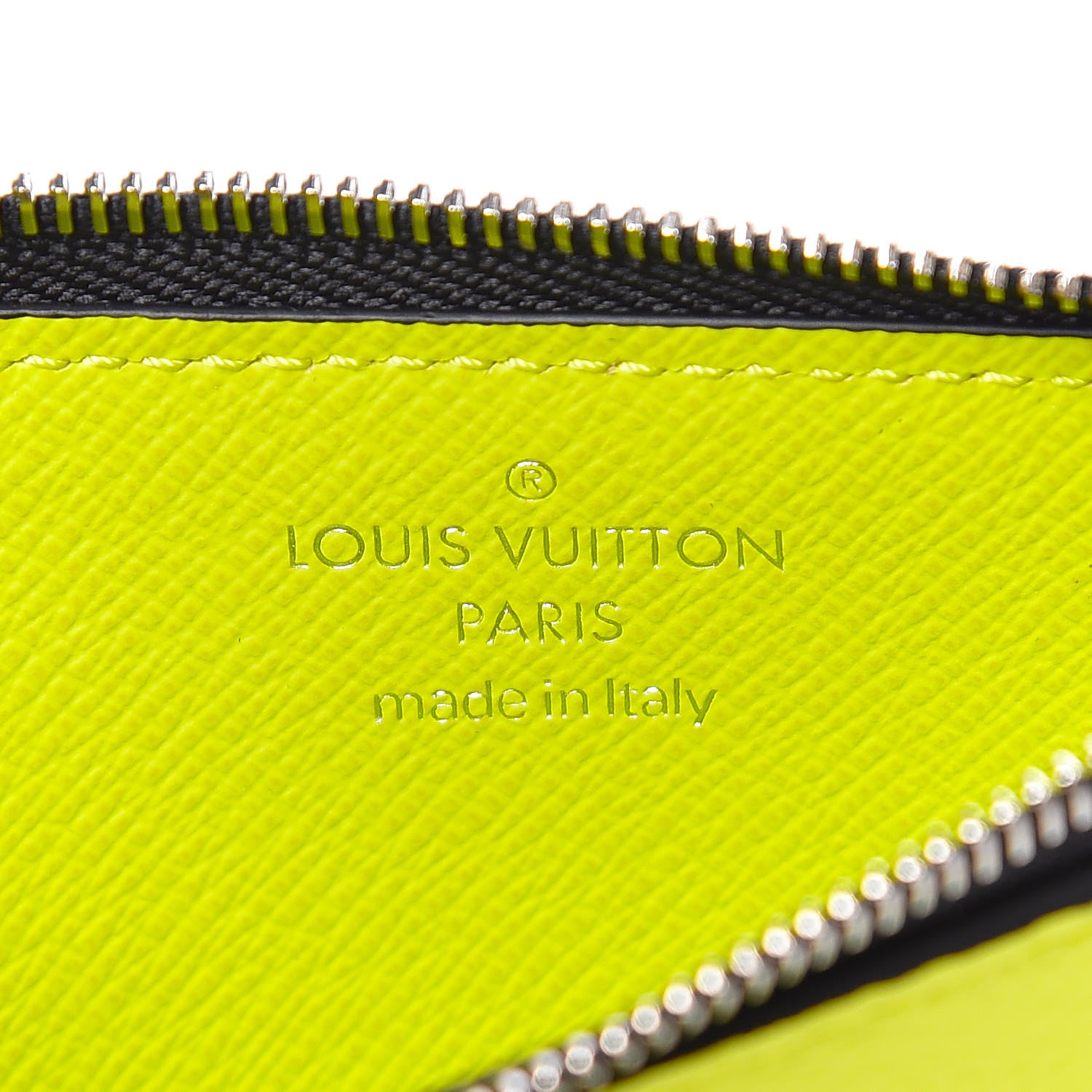 Louis Vuitton Monogram Taiga Coin Card Holder Yellow 6 of 7