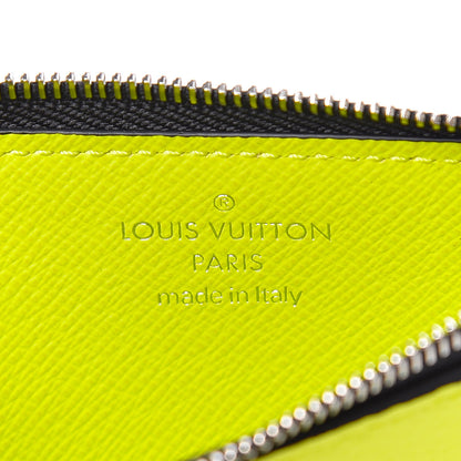 Louis Vuitton Monogram Taiga Coin Card Holder Yellow 6 of 7