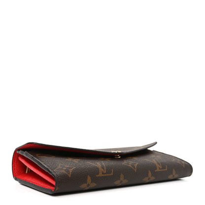Louis Vuitton Monogram Sarah Wallet NM Coquelicot 3 of 7