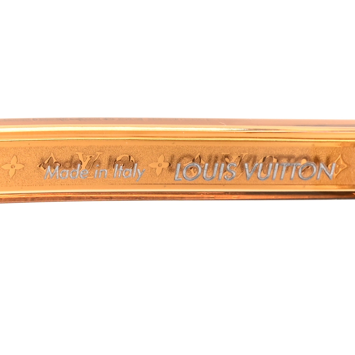 Louis Vuitton Acetate Aura Square Sunglasses Z3045E Ambre 5 of 7