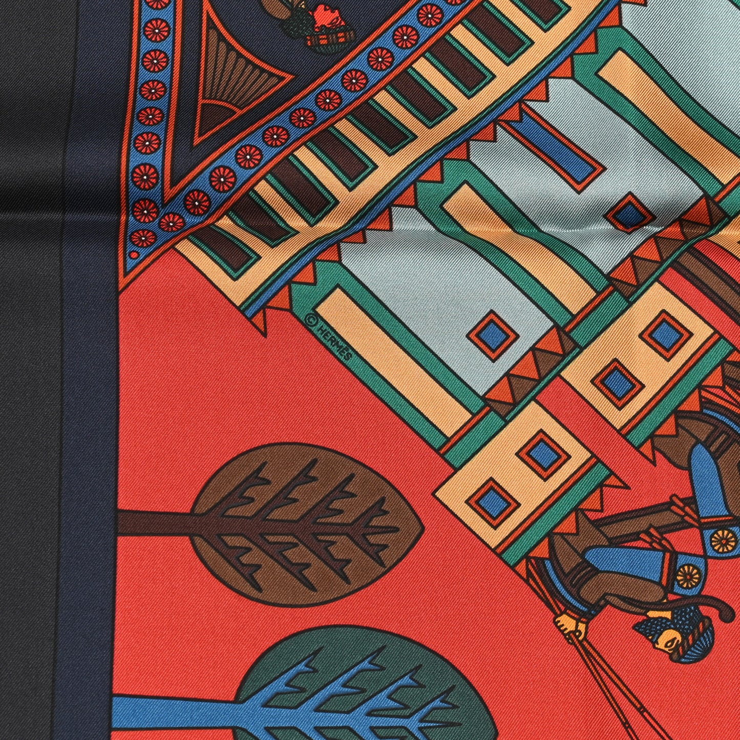 Silk Persepolis Scarf 90