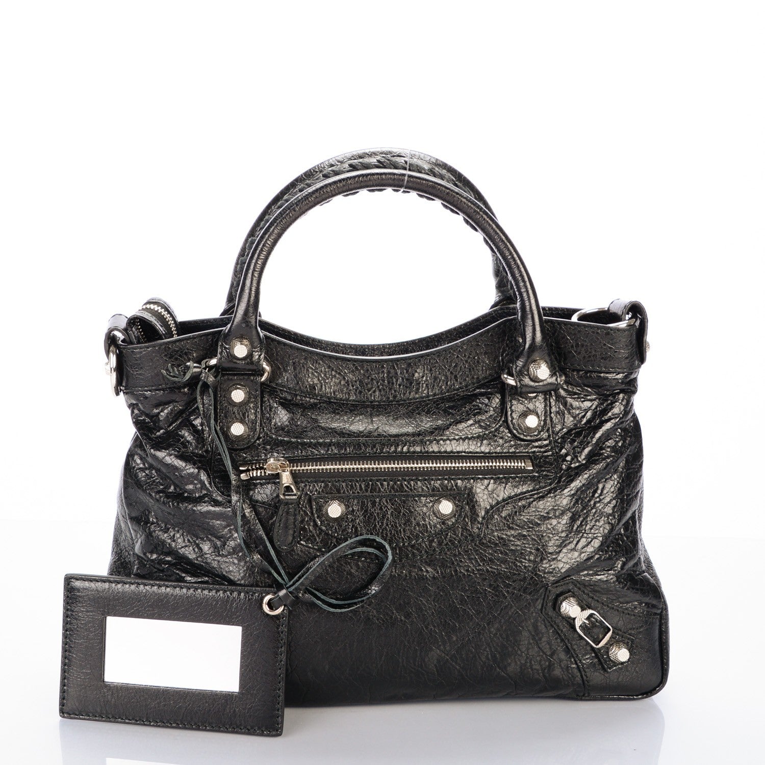 Balenciaga Agneau Giant 12 Silver Hardware Town Black 1 of 7