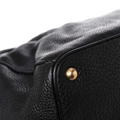 Prada Vitello Daino Tote Black 9 of 12