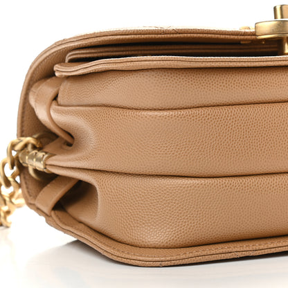 Chanel Caviar Mini Messenger Bag Beige 5 of 9