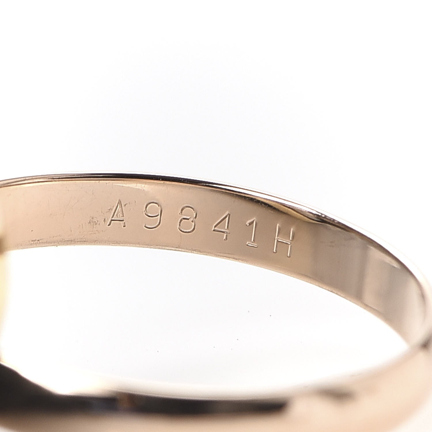 Cartier 18K Pink Yellow White Gold Five Band Les Must De Trinity Ring 48 4.5 5 of 5