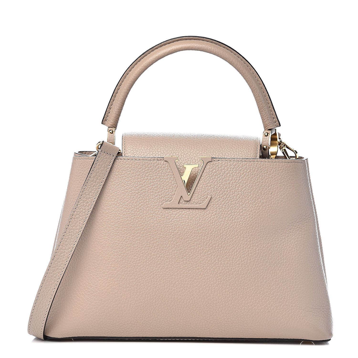Louis Vuitton Taurillon Capucines PM Galet 1 of 10