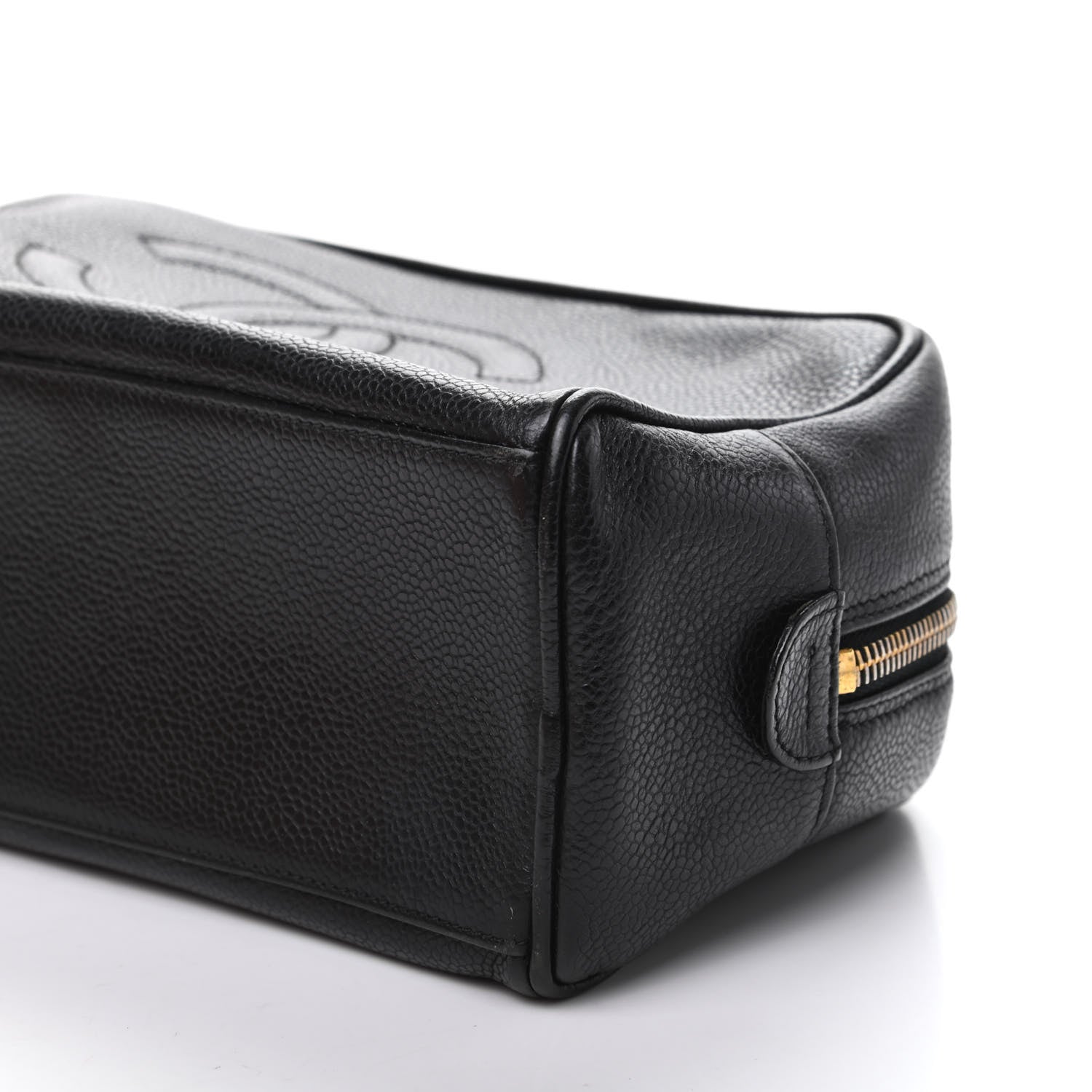Chanel Caviar Timeless CC Cosmetic Pouch Bag Black 8 of 8