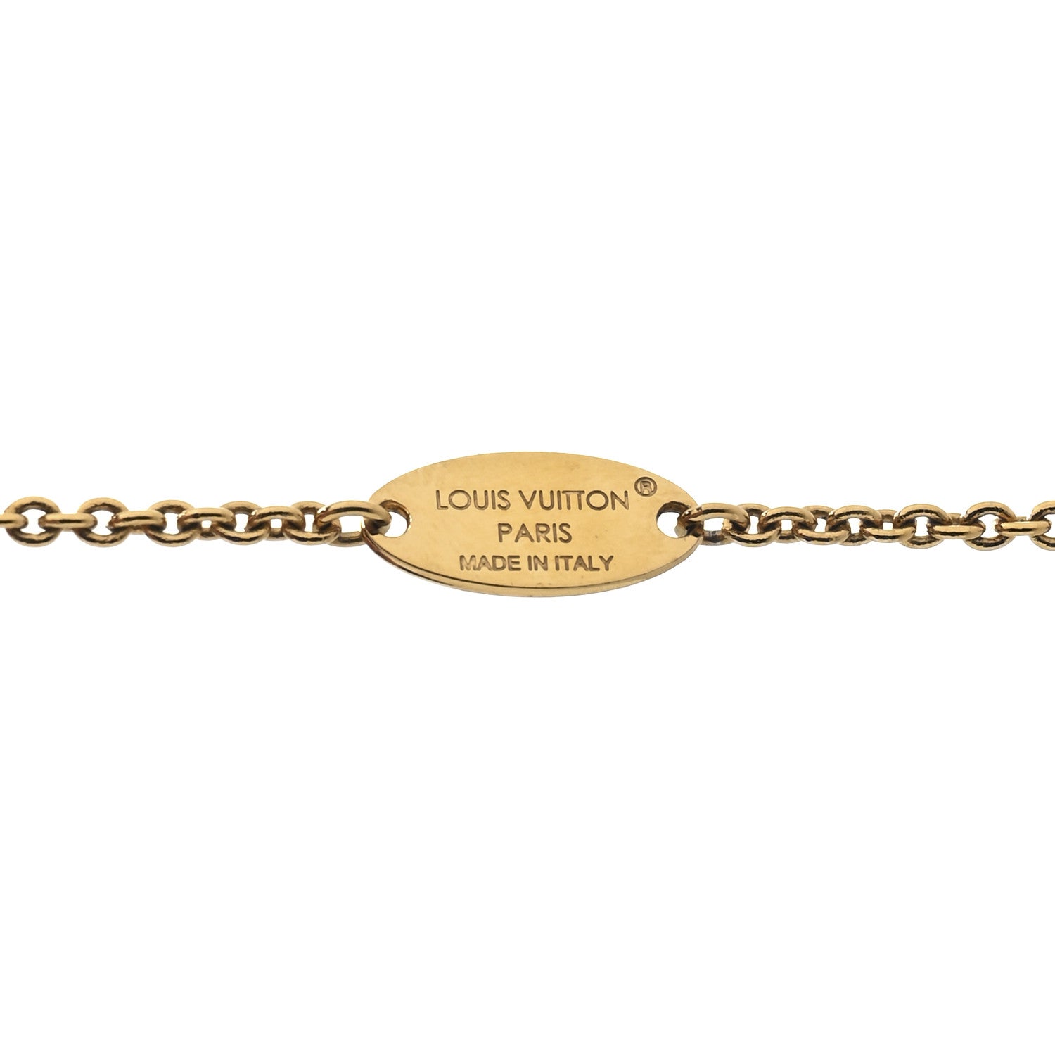 Louis Vuitton Metal LV Iconic Louisa Bracelet Gold 4 of 6