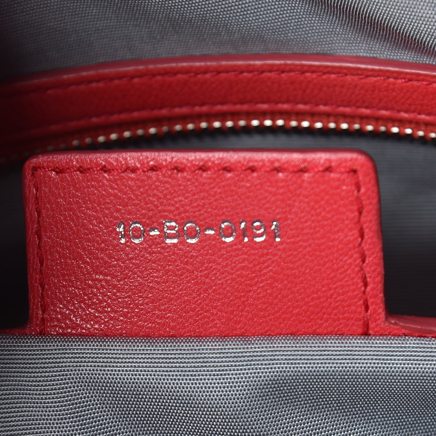 Lambskin Cannage Granville Polochon Coral