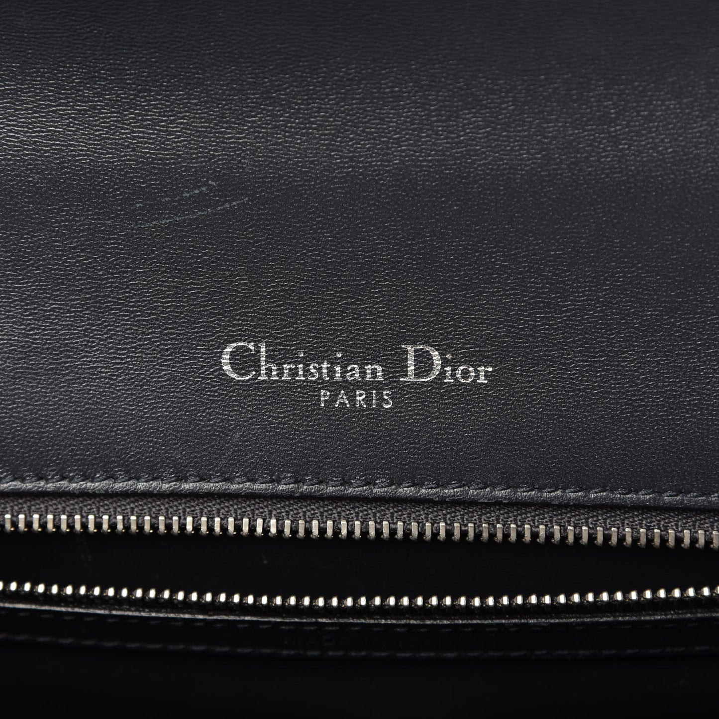 Metallic Patent Micro-Cannage Medium Diorama Flap Bag Silver