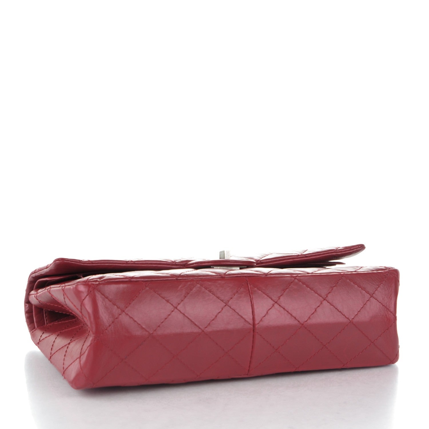 Chanel Aged Calfskin Quilted 2.55 Reissue 226 Flap Red 4 of 10