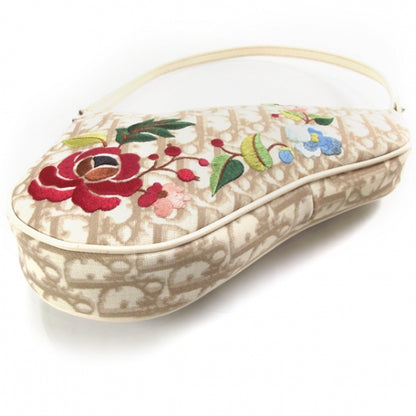 Christian Dior Monogram Vintage Flowers Mini Saddle Bag Beige 4 of 8
