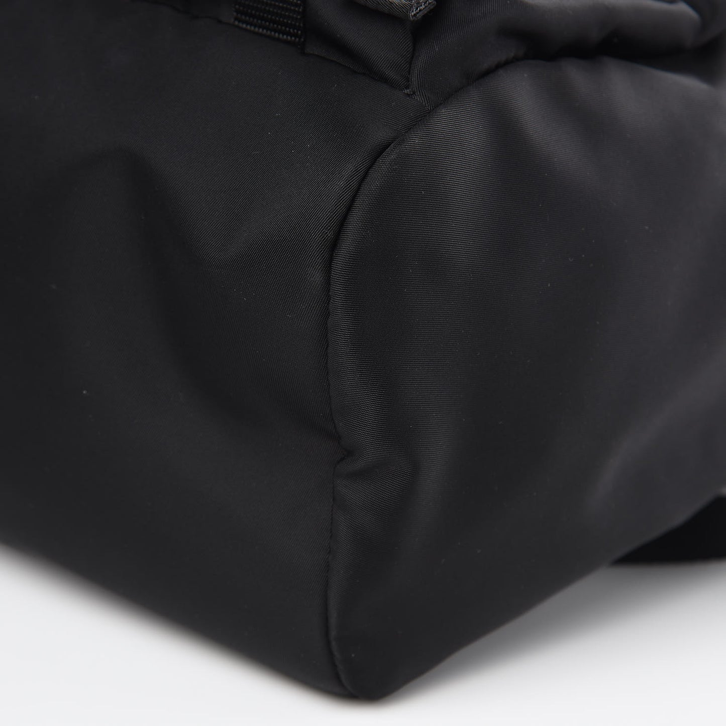 Nylon Montagna Double Buckle Backpack Black