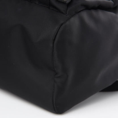 Prada Nylon Montagna Double Buckle Backpack Black 9 of 10