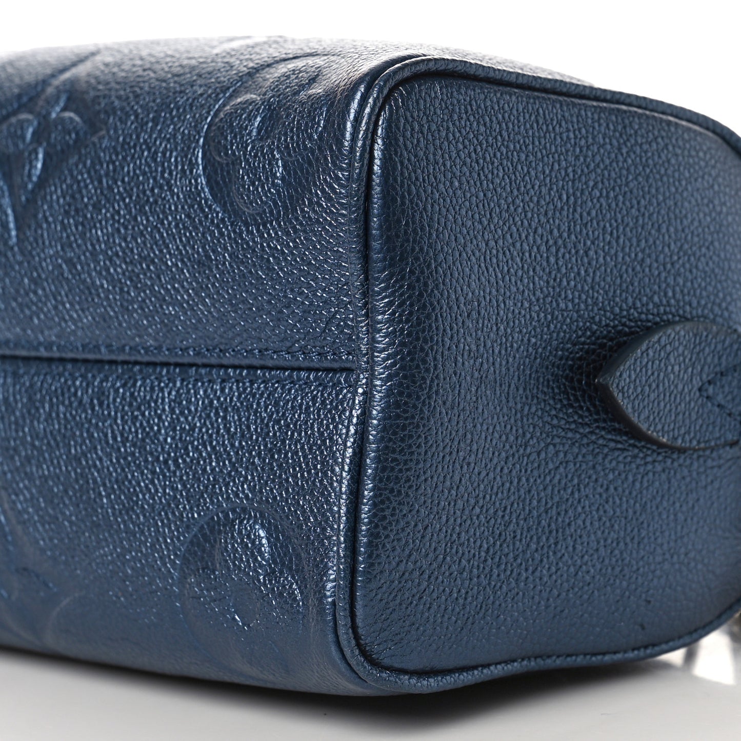 Metallic Empreinte Monogram Giant Speedy Bandouliere 20 Navy Nacre