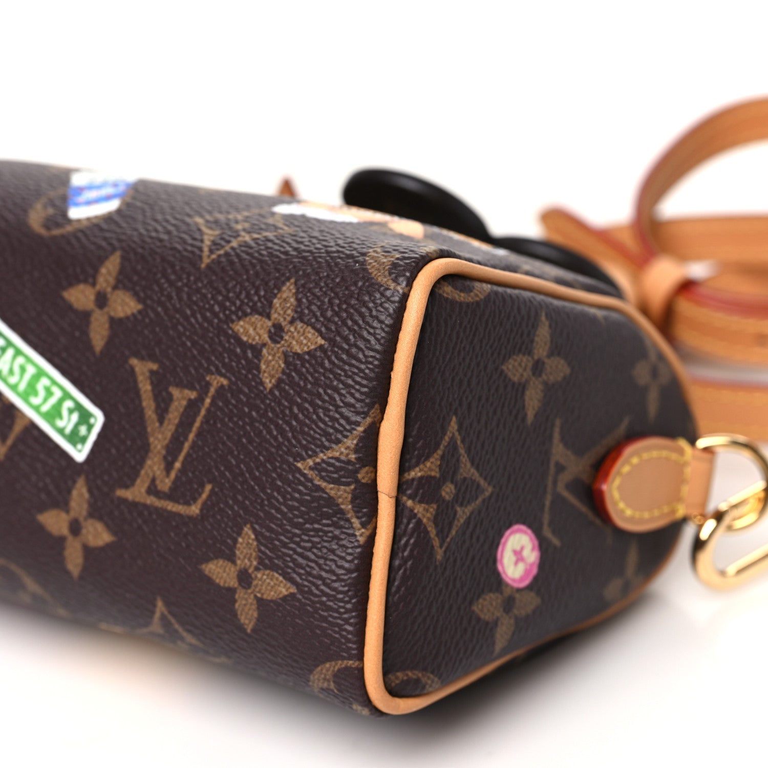 Louis Vuitton Monogram 57th Street NYC Nano Speedy Yellow Cab 9 of 10