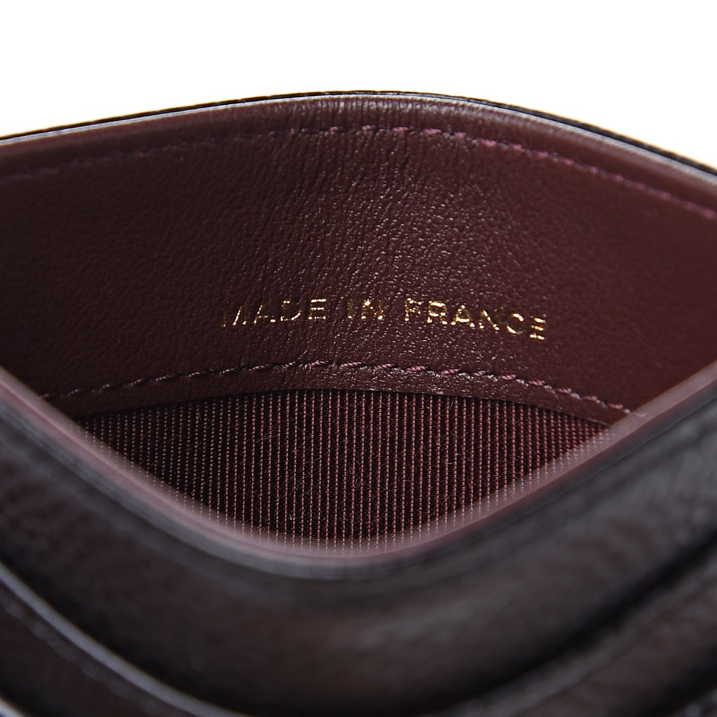 Caviar Quilted Card Holder Black