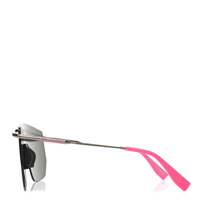 Christian Dior Metal Oblique DiorMotion M1I Mask Sunglasses Grey Pink 3 of 6