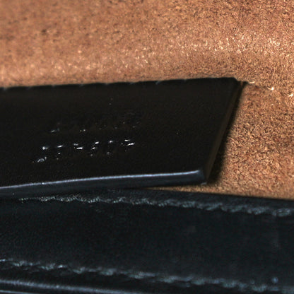 Gucci GG Supreme Monogram Calfskin Small Padlock Shoulder Bag Beige Black Cuir 8 of 10