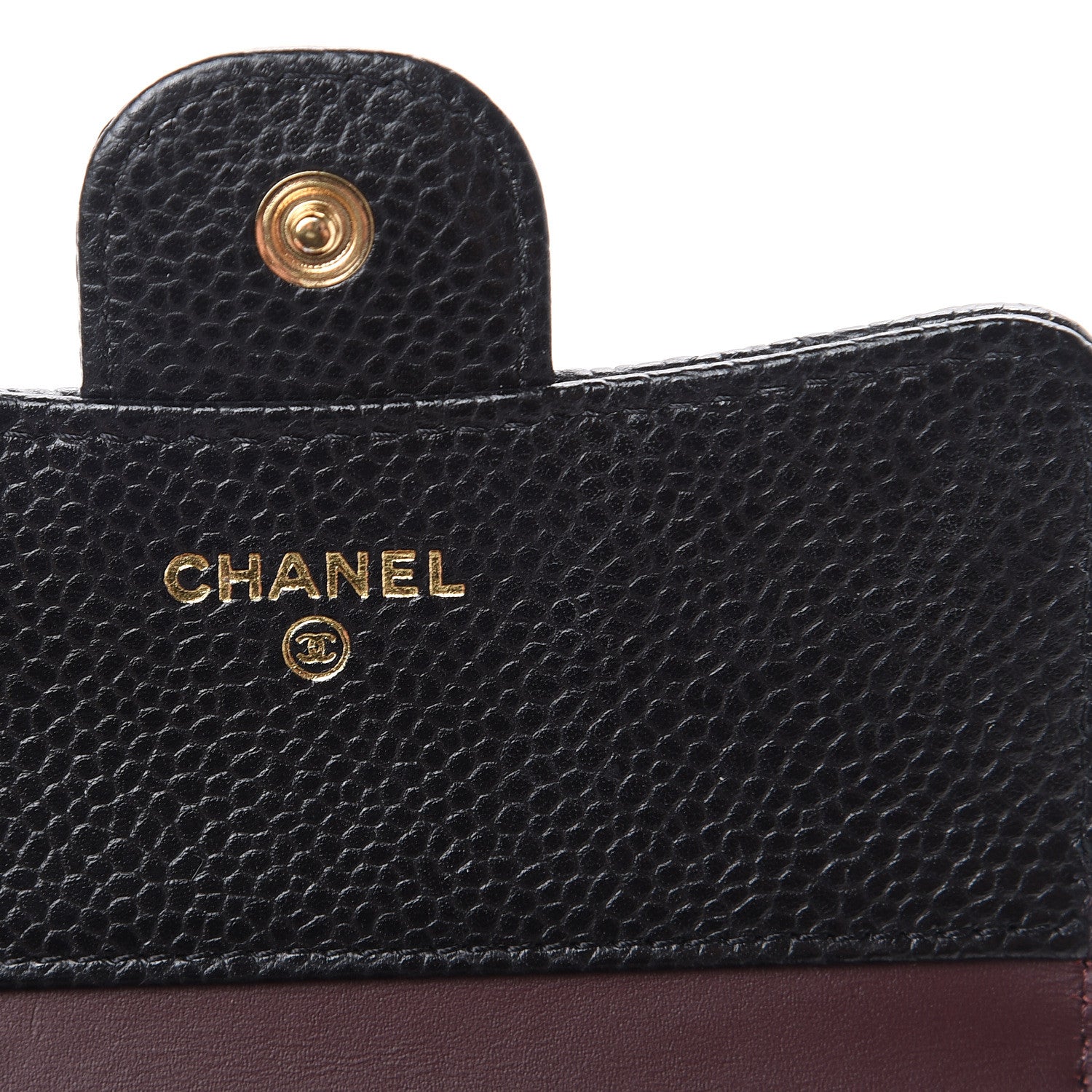 Chanel Caviar Quilted Compact Flap Wallet Black 5 of 9