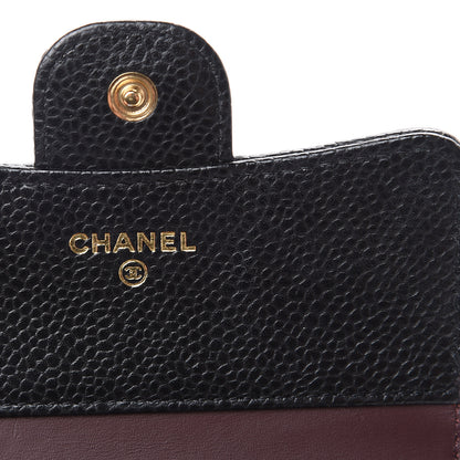 Chanel Caviar Quilted Compact Flap Wallet Black 5 of 9