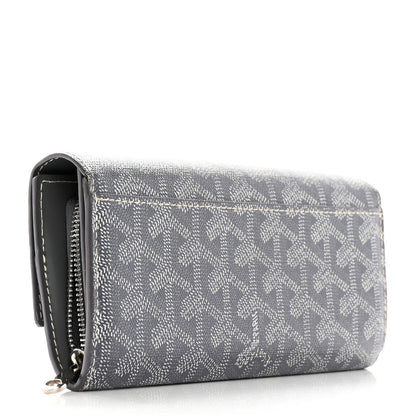 Goyard Goyardine Varenne Long Wallet Grey 3 of 13