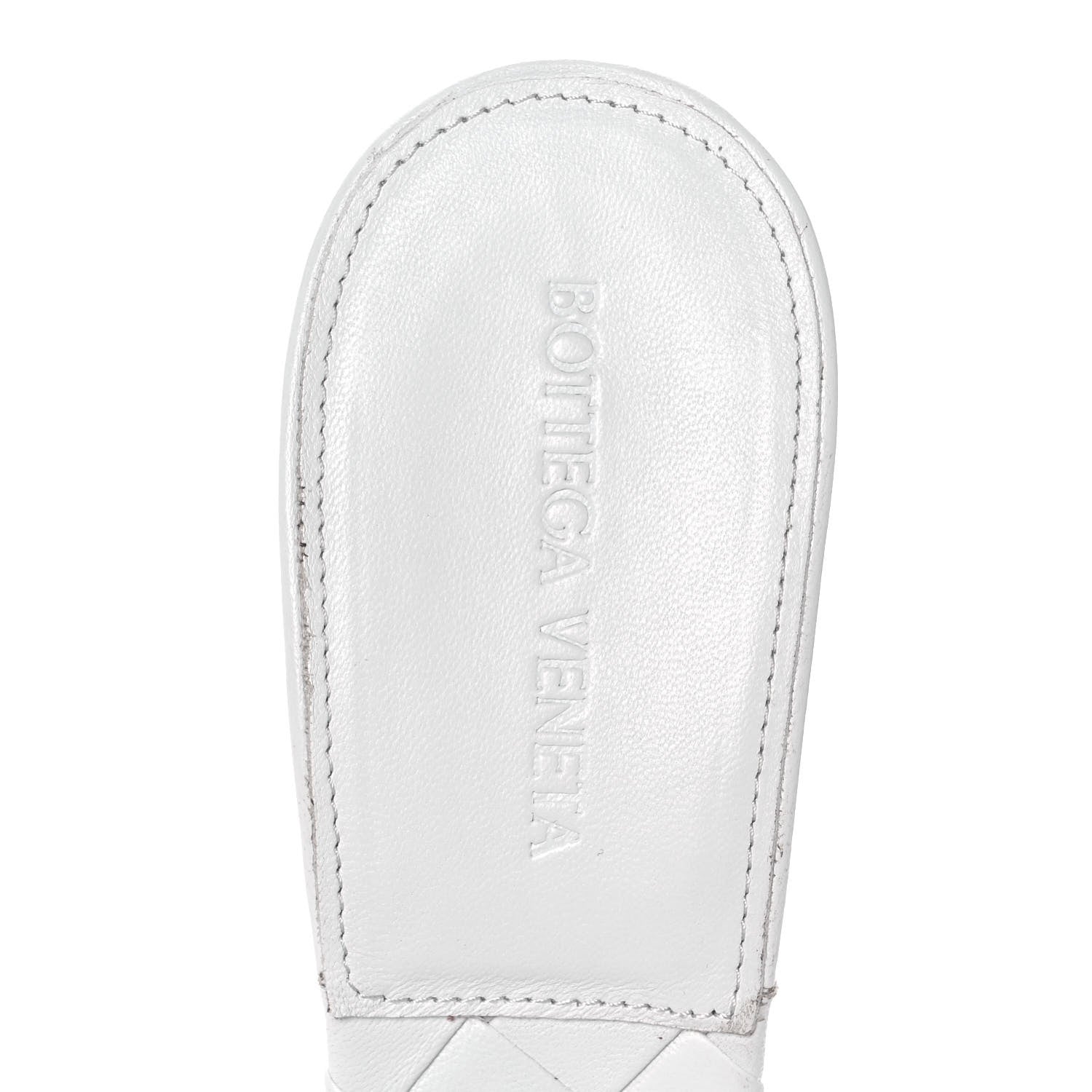 Bottega Veneta Nappa Maxi Intrecciato Lido Mule Sandals 40 Optic White 8 of 8