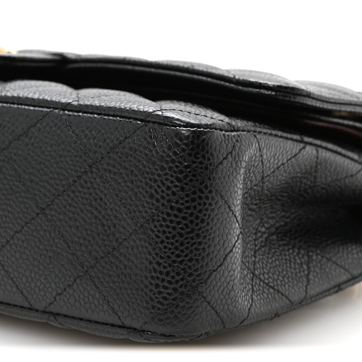 Chanel Caviar Quilted Medium Double Flap Black 10 of 11