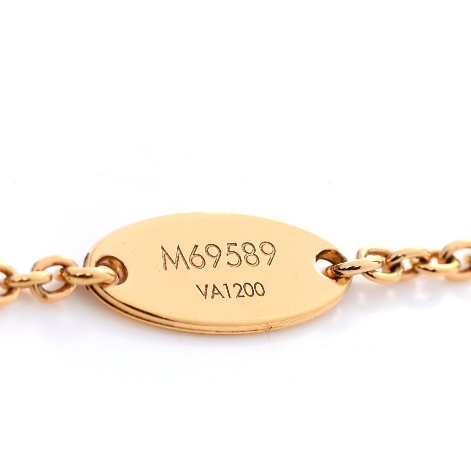 Louis Vuitton Metal L To V Bracelet Gold Silver 4 of 5