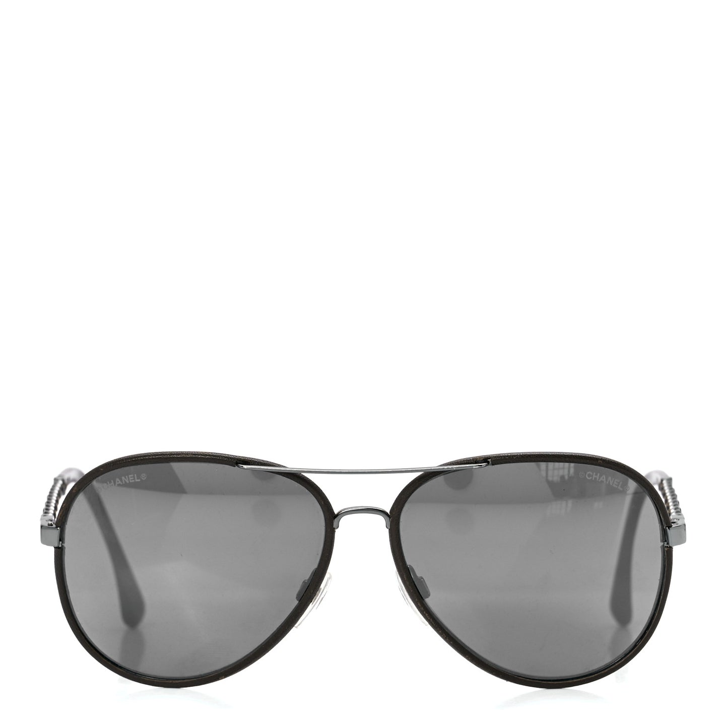 Metal Pilot Winter Sunglasses 4219-Q Dark Brown