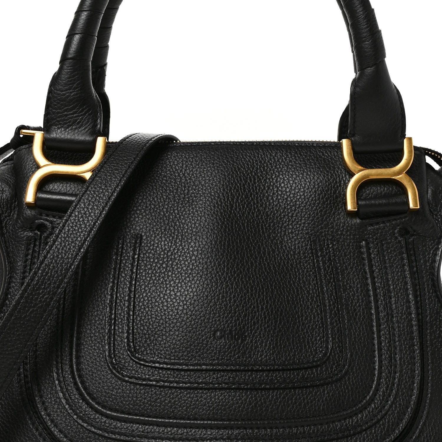 Chloe Calfskin Small Marcie Satchel Black 8 of 12