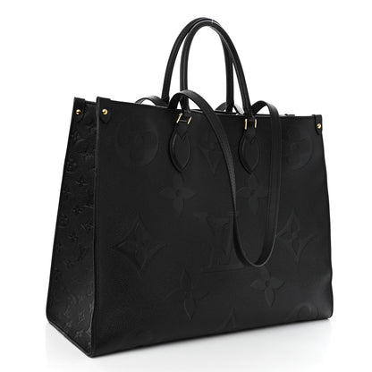 Louis Vuitton Empreinte Monogram Giant Onthego GM Black 3 of 8