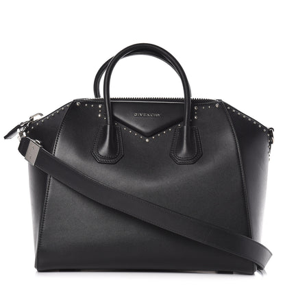 Givenchy Calfskin Medium Studded Antigona Black 1 of 12