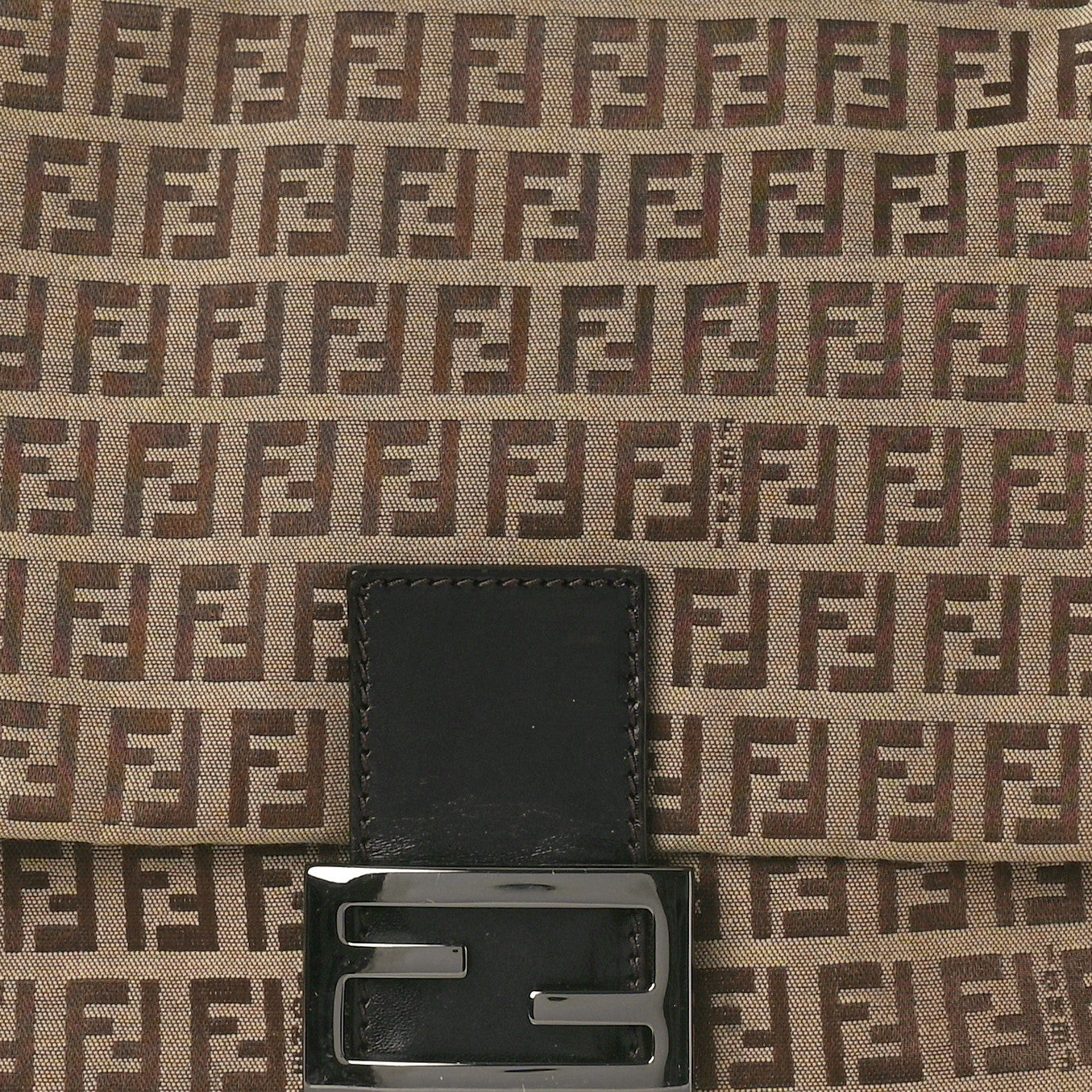 Fendi Zucchino Mama Baguette Brown 7 of 9