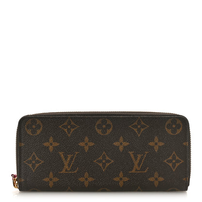 Louis Vuitton Monogram Clemence Wallet Fuchsia 1 of 8