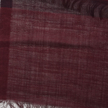 Burberry Wool Silk Gauze Ombre Giant Check Scarf Trench 5 of 6
