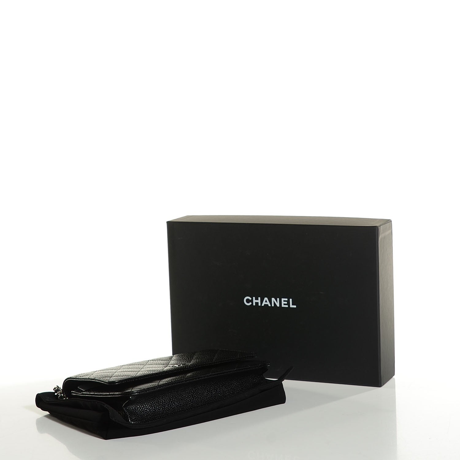 Chanel Caviar Quilted Wallet On Chain WOC Black 4 of 7
