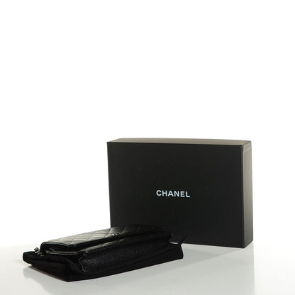 Chanel Caviar Quilted Wallet On Chain WOC Black 4 of 7