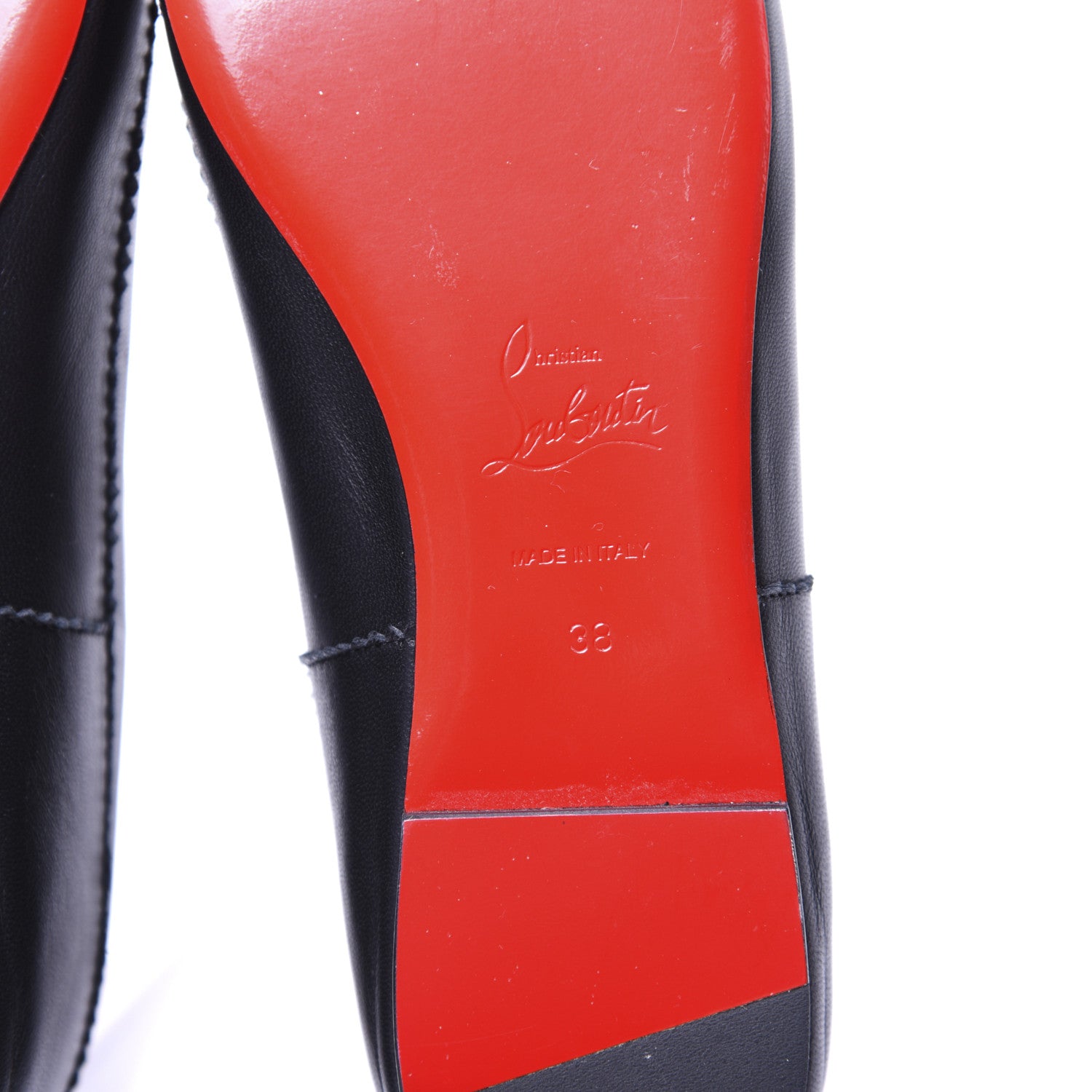 Christian Louboutin Nappa Mamadrague Flats 38 Black 10 of 11