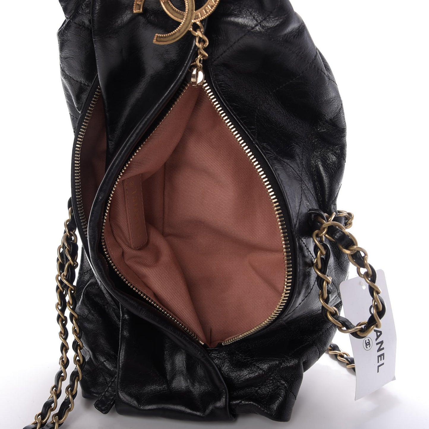 Calfskin Quilted Baluchon Black