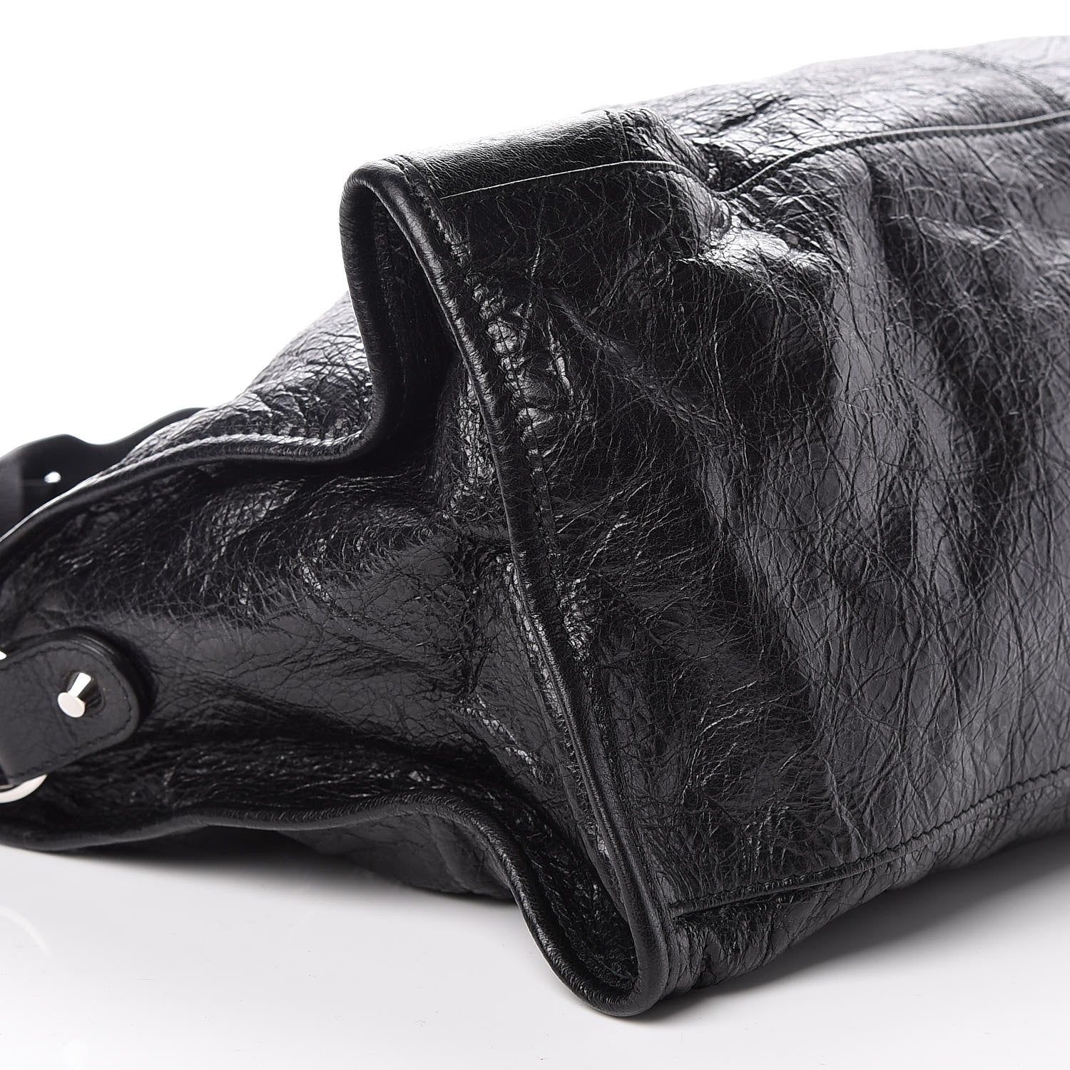 Balenciaga Agneau Classic Silver Hardware Part Time Black 6 of 10