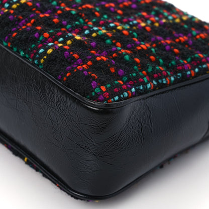 Saint Laurent Tweed Calfskin Monogram Lou Camera Bag Black 11 of 11