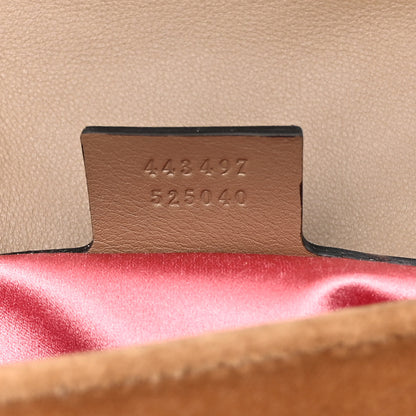 Gucci Velvet Matelasse Small GG Marmont Shoulder Bag Taupe 7 of 10