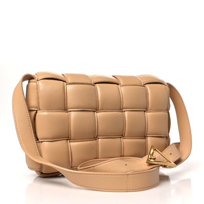 Bottega Veneta Nappa Maxi Intrecciato Padded Cassette Crossbody Bag Almond 3 of 12